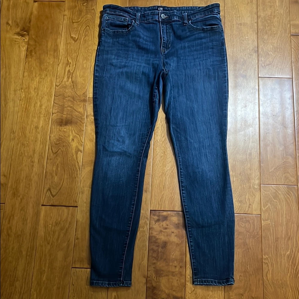 GAP Denim Legging Jeans Size 33 Regular Skinny Mid-Rise Casual Classic Preppy